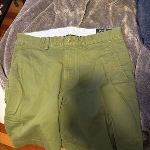 Ralph Lauren Classic Fit Olive Shorts